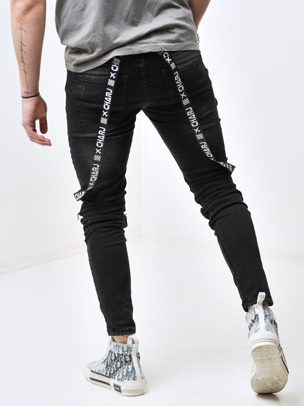 TORNADO DOUBLE BLACK Jeans SERNES-CHARJ