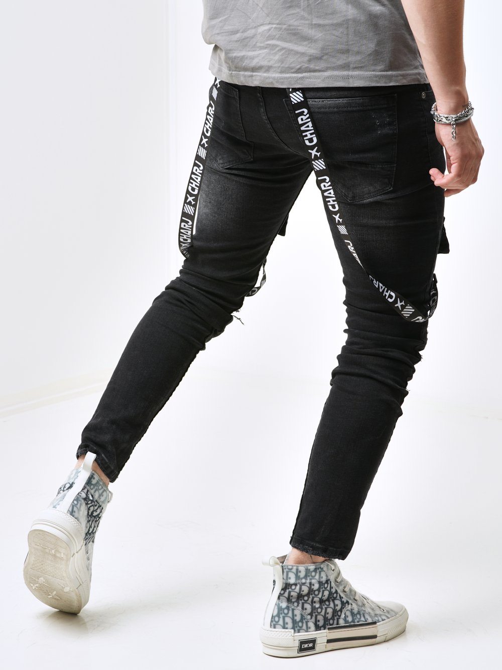 TORNADO DOUBLE BLACK Jeans SERNES-CHARJ