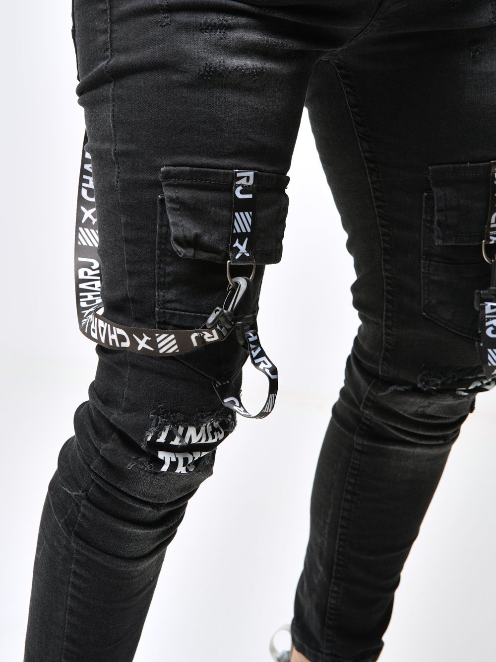 TORNADO DOUBLE BLACK Jeans SERNES-CHARJ