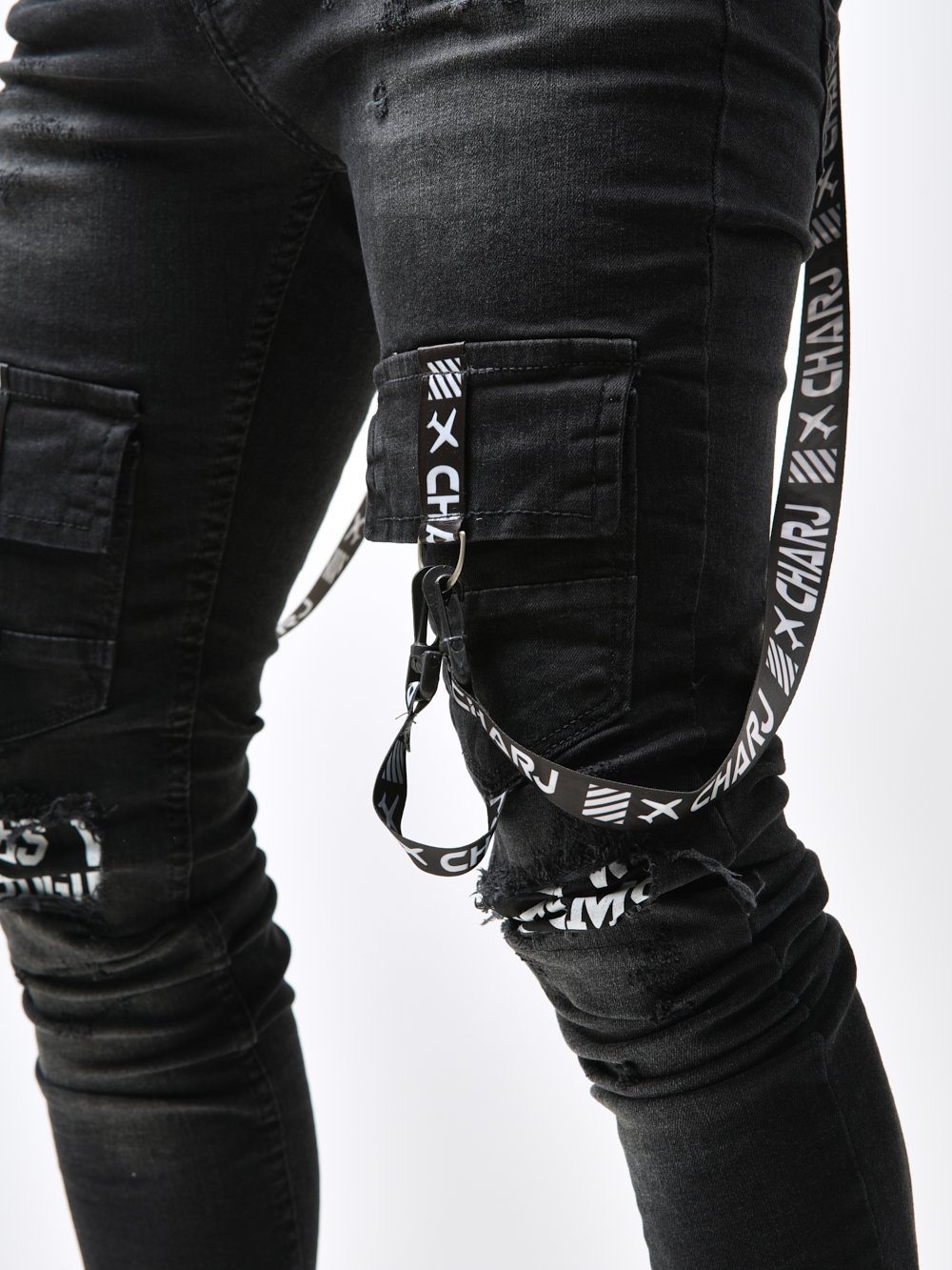 TORNADO DOUBLE BLACK Jeans SERNES-CHARJ