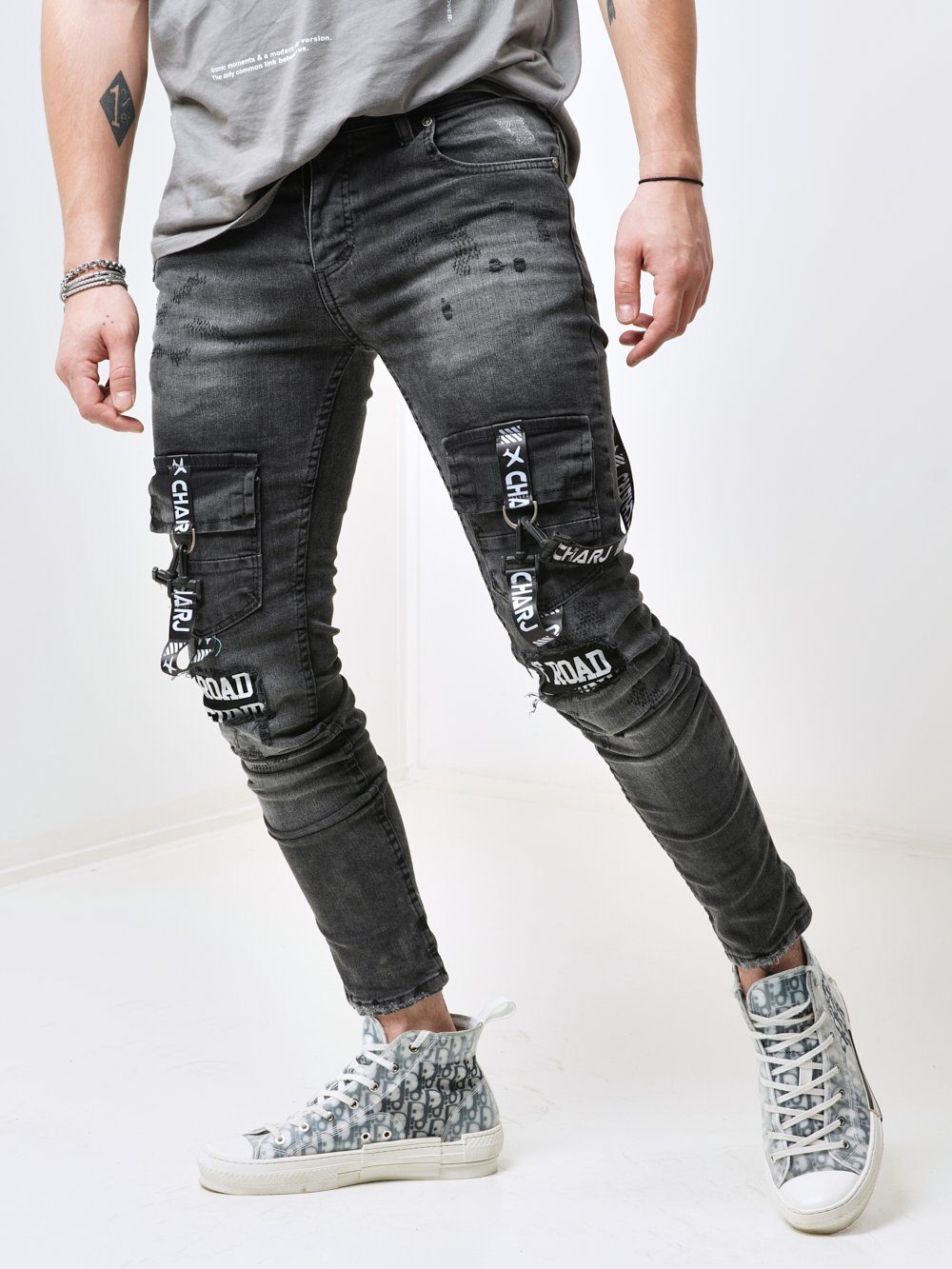 TORNADO BLACK Jeans SERNES-CHARJ