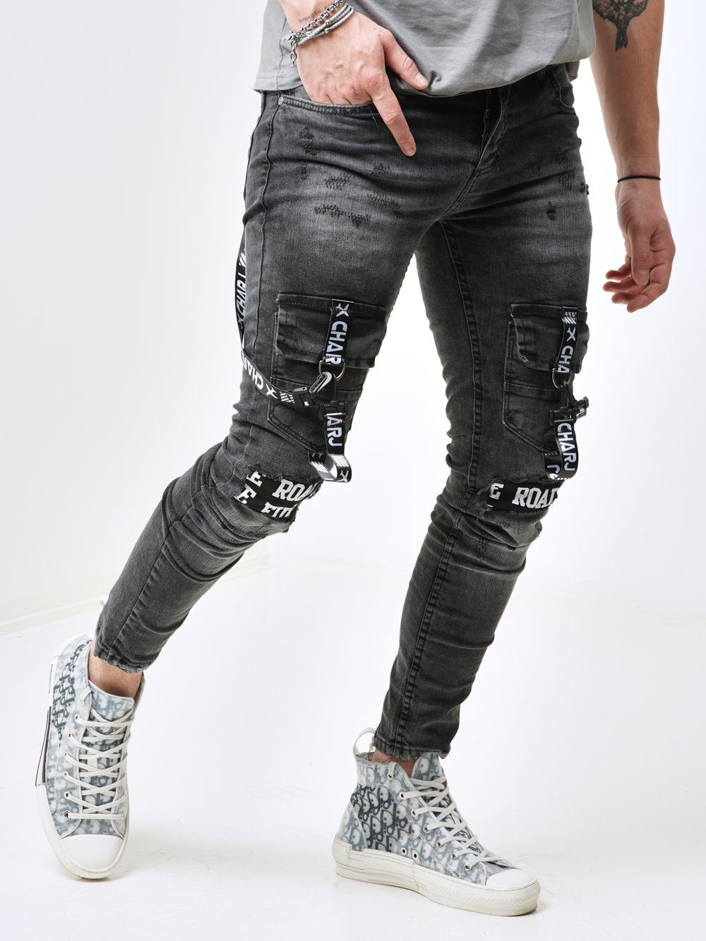 TORNADO BLACK Jeans SERNES-CHARJ