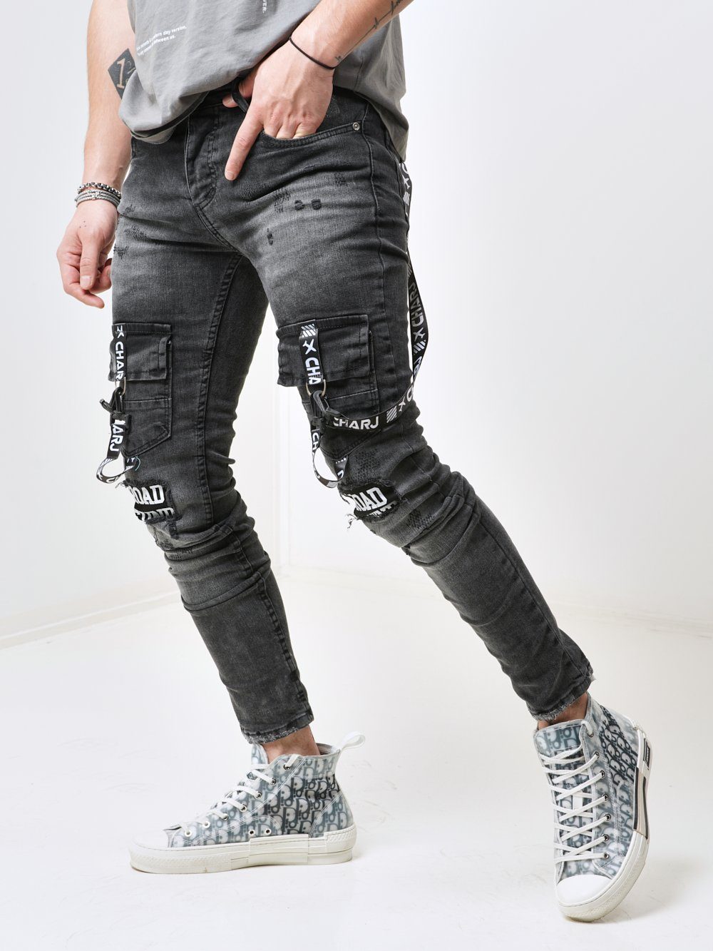 TORNADO BLACK Jeans SERNES-CHARJ