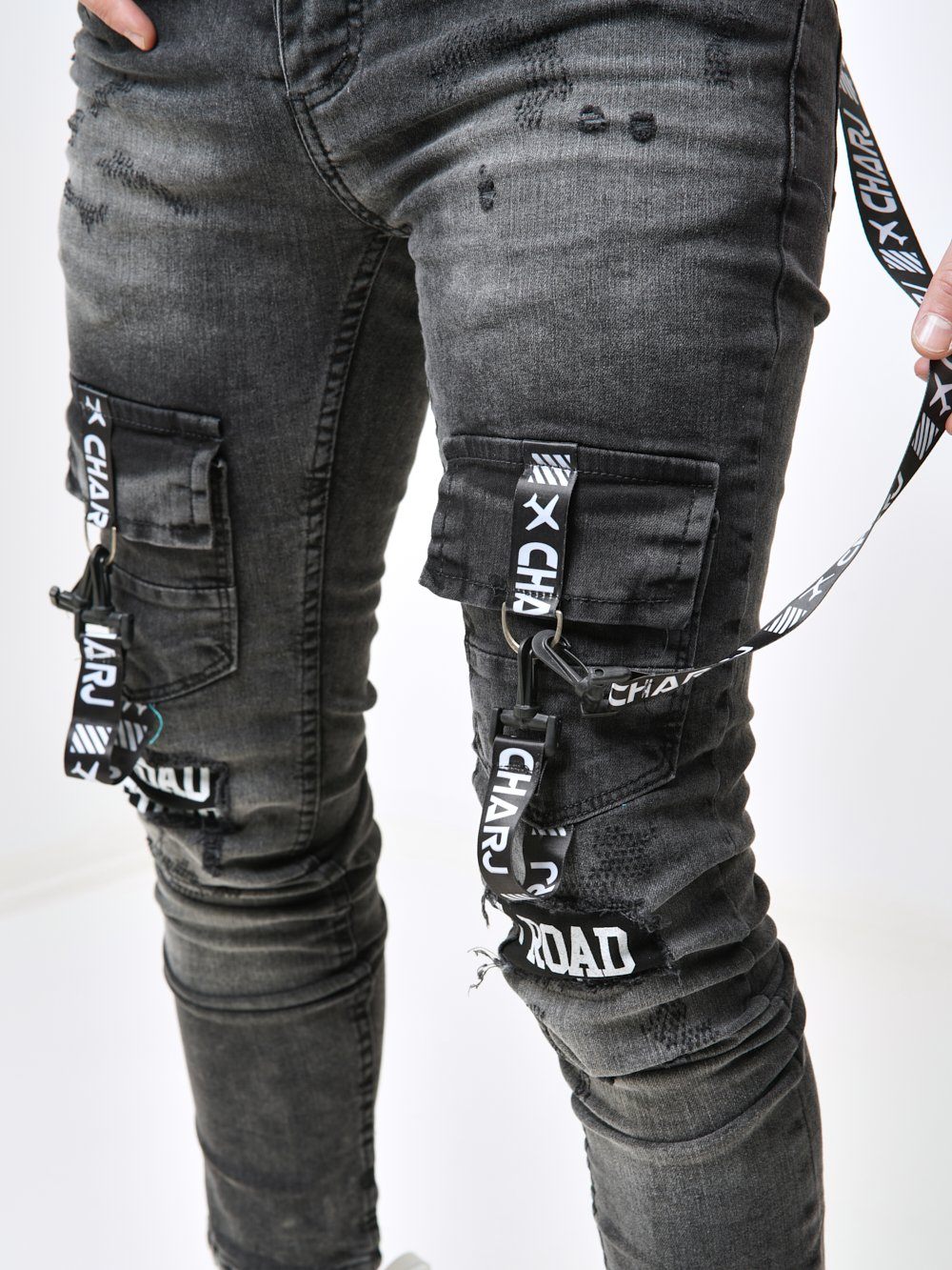 TORNADO BLACK Jeans SERNES-CHARJ
