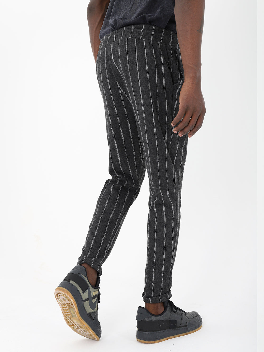 The back of a man wearing Polarity joggers.