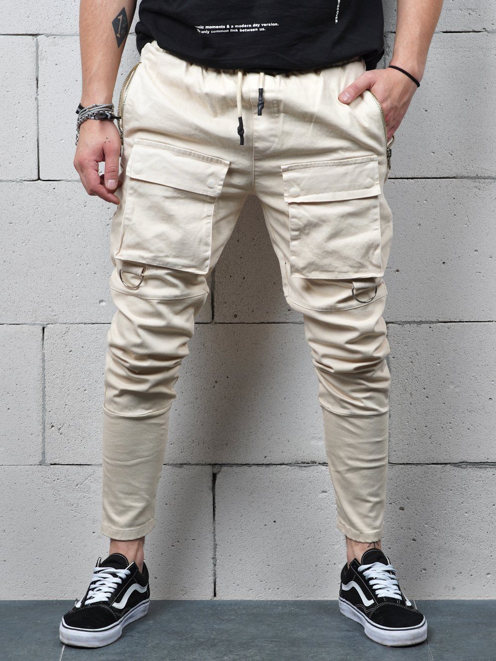 BEIGE BRONX Jeans Sernes-King