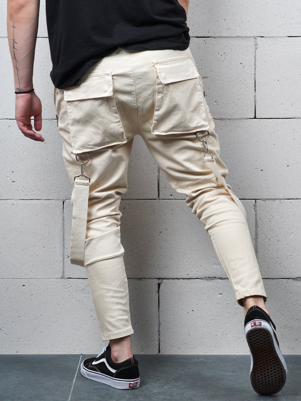 BEIGE BRONX Jeans Sernes-King 