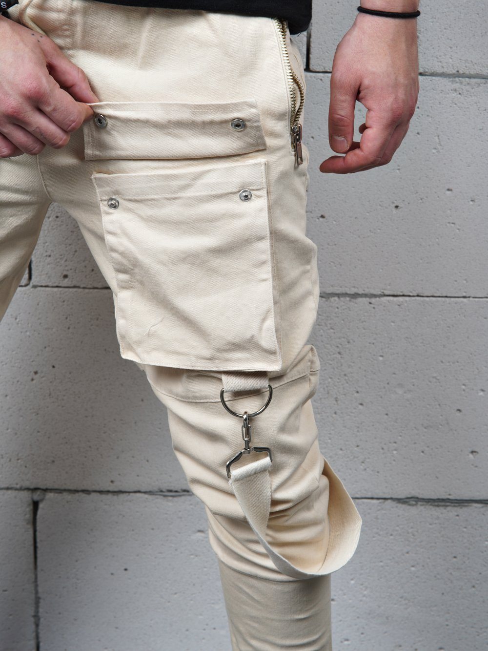 BEIGE BRONX Jeans Sernes-King 