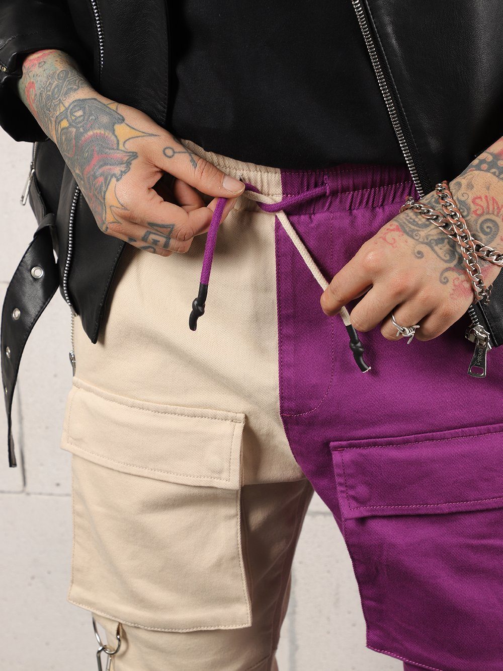 PURPLE BEIGE BRONX Jeans SERNES-HOME