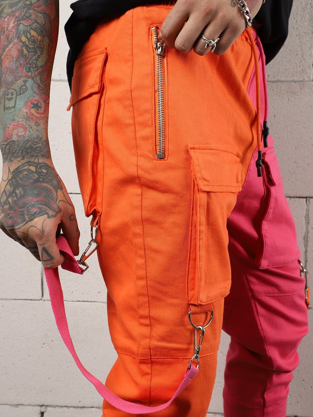 ORANGE PINK BRONX Jeans Sernes-King