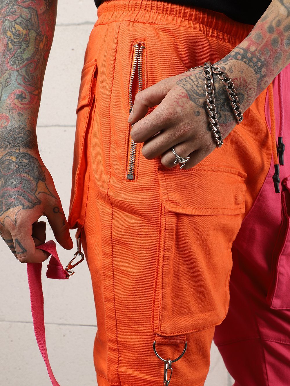 ORANGE PINK BRONX Jeans Sernes-King