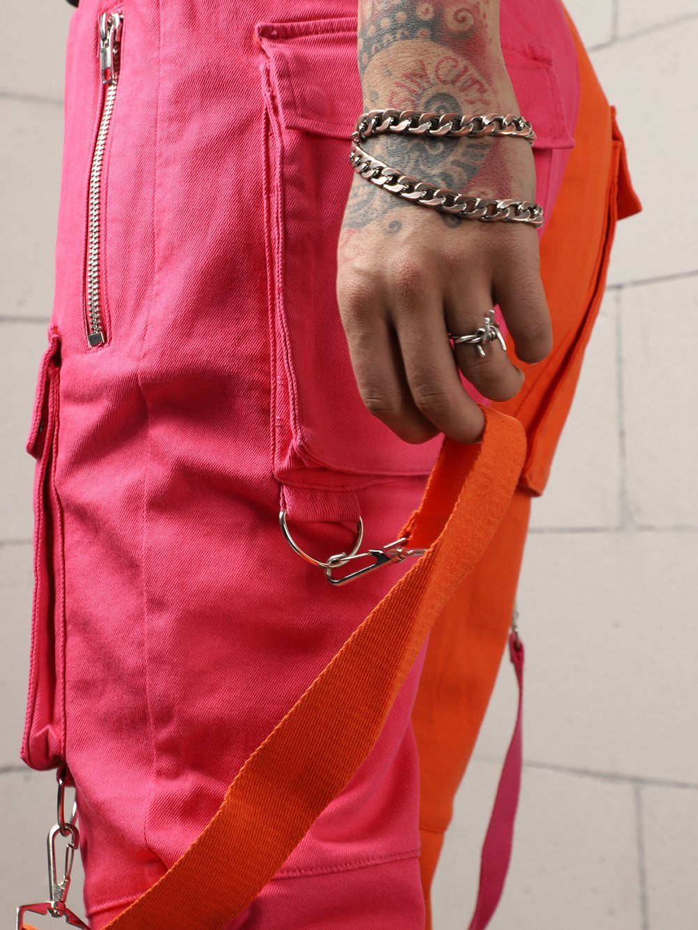 ORANGE PINK BRONX Jeans Sernes-King