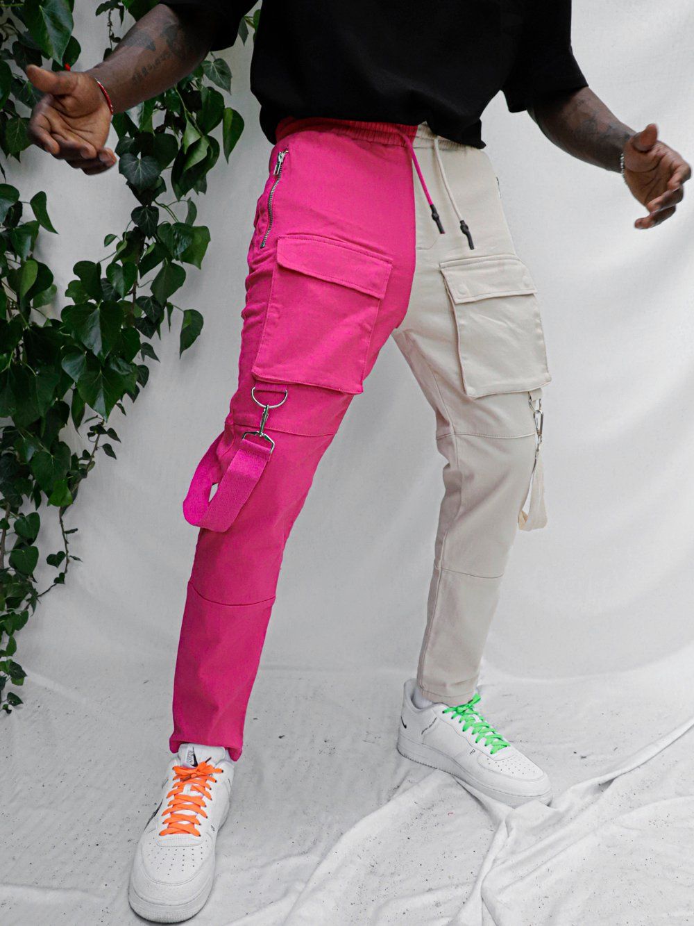 BEIGE PINK BRONX Jeans SERNES-HOME