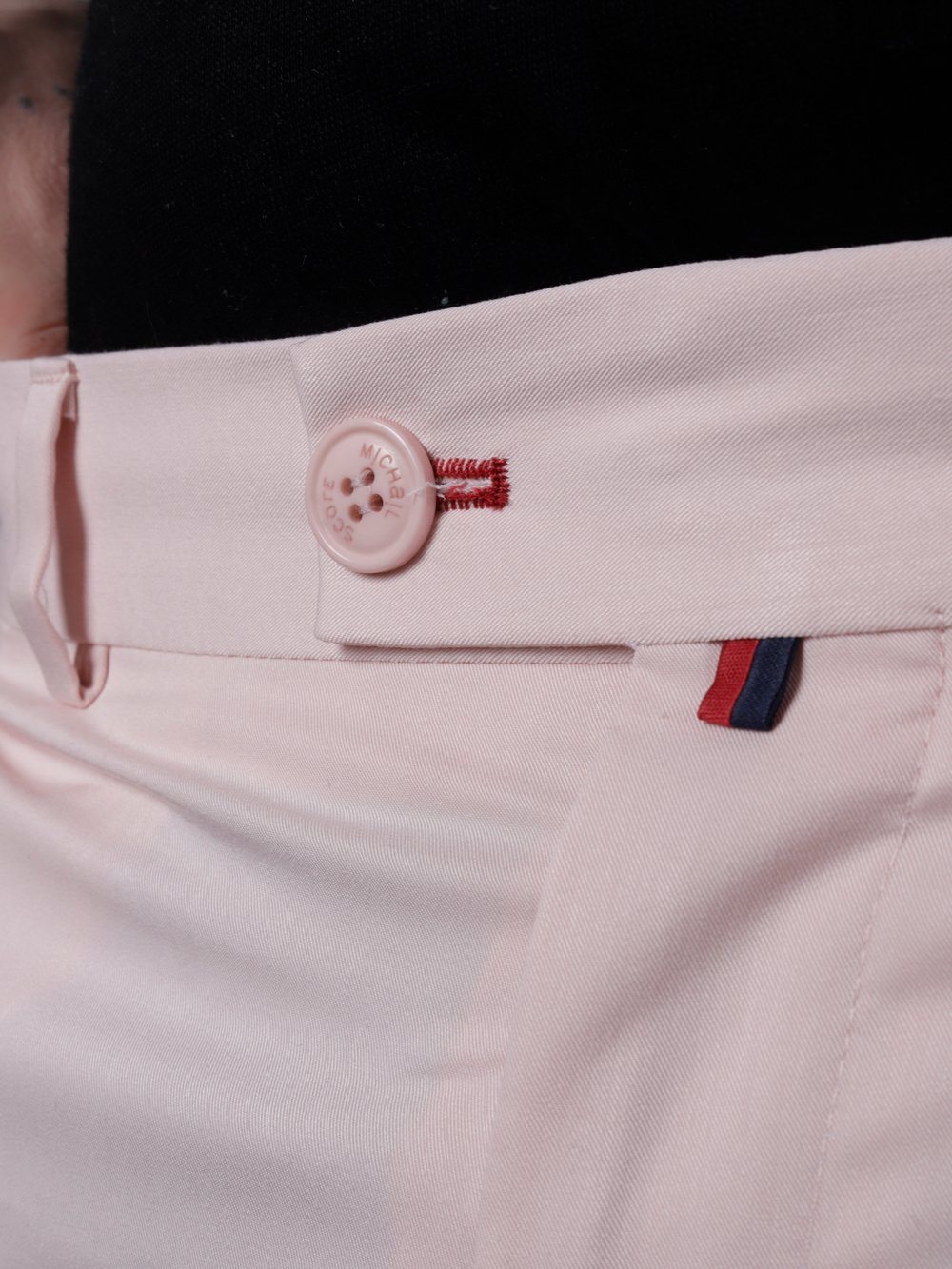 A close up of a man wearing a pair of Candy Dust Pants.