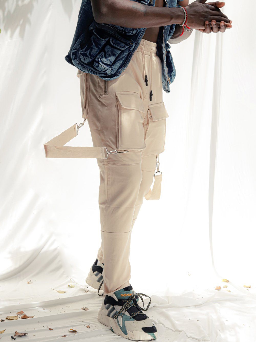 BEIGE BRONX Jeans Sernes-King