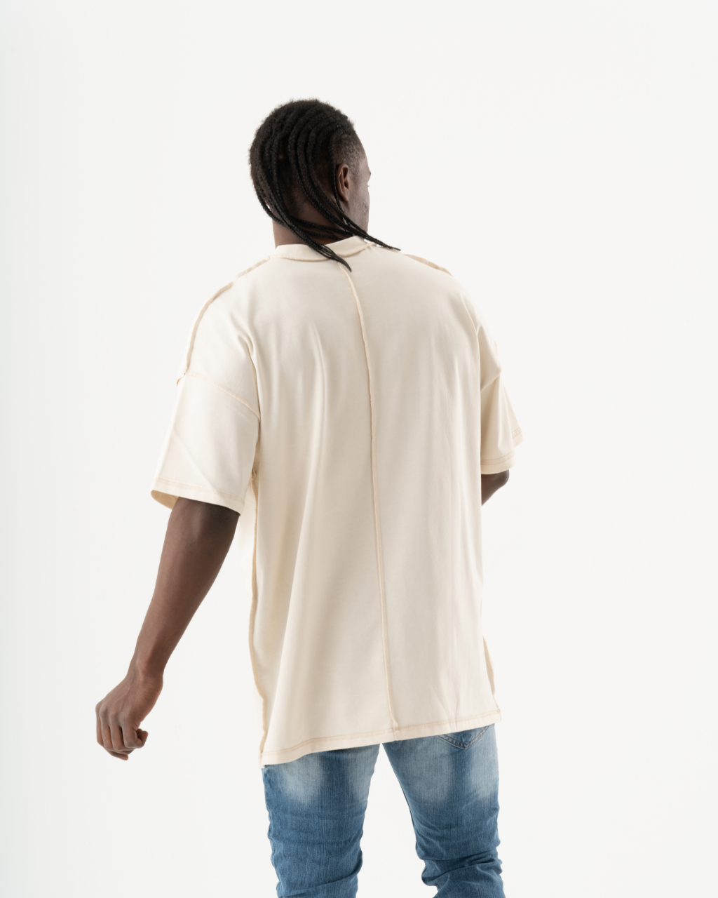 Crew Neck T-Shirt with Reverse seam | MENTALIST T-SHIRT by SERNES Crew Neck T-Shirt with Reverse seam | MENTALIST T-SHIRT by SERNES