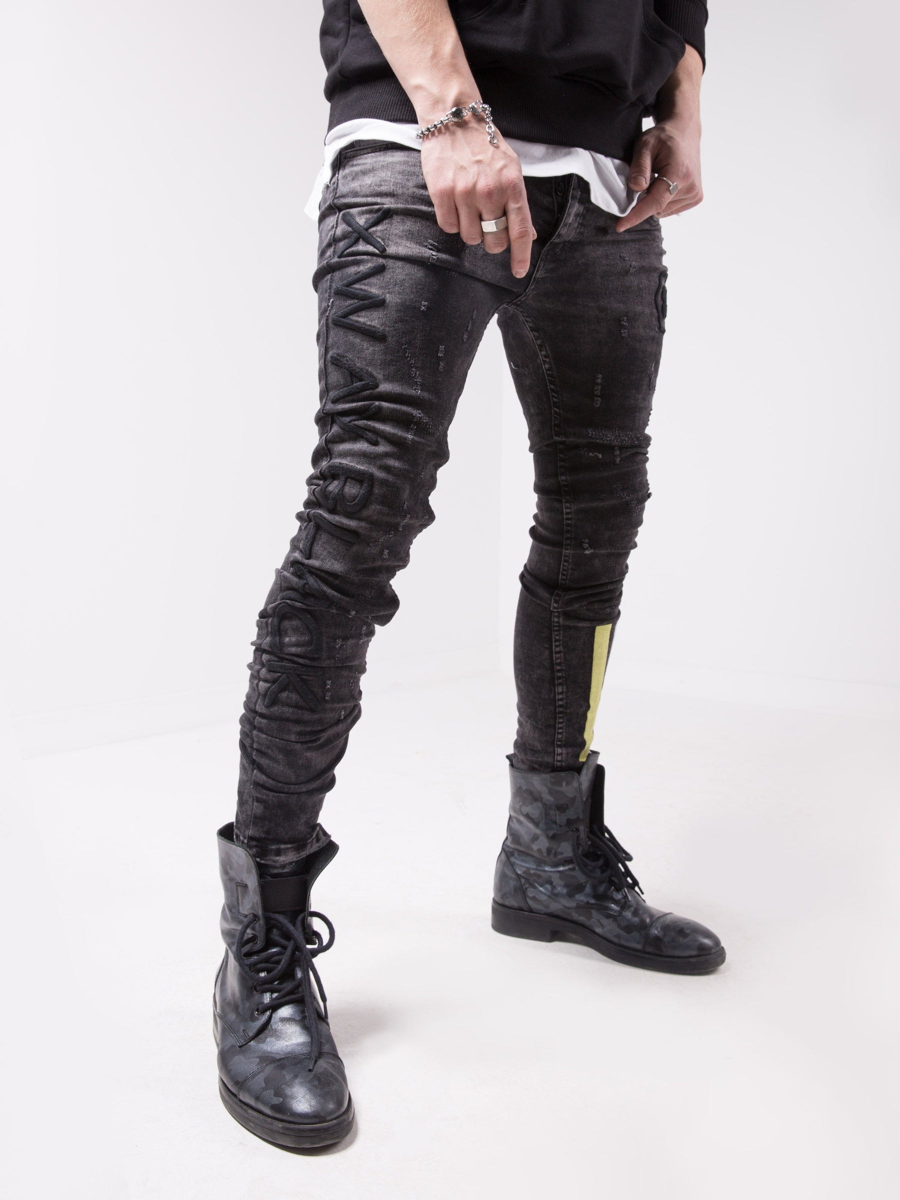 Black Jeans - Double X | Streetwear jeans for men