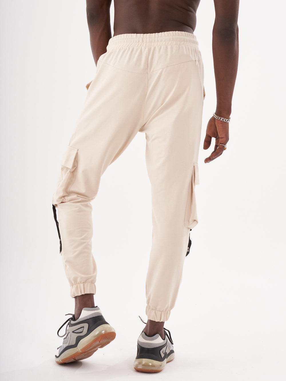 The back view of a man wearing Cascade Joggers.